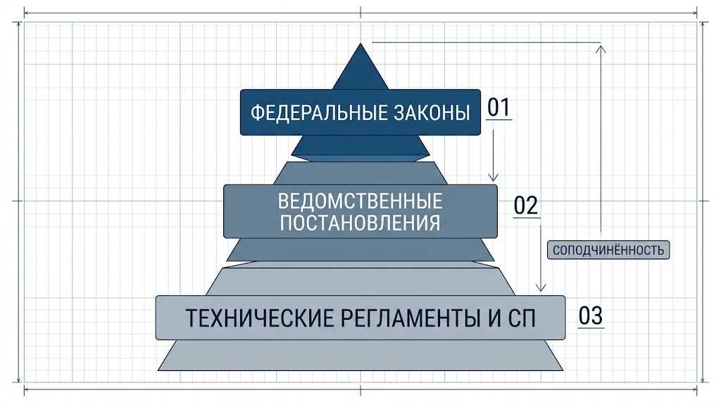 Иерархия нормативных актов - пирамида