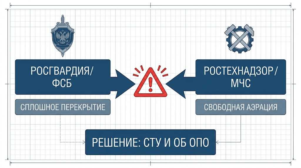 Межведомственные коллизии - схема конфликта