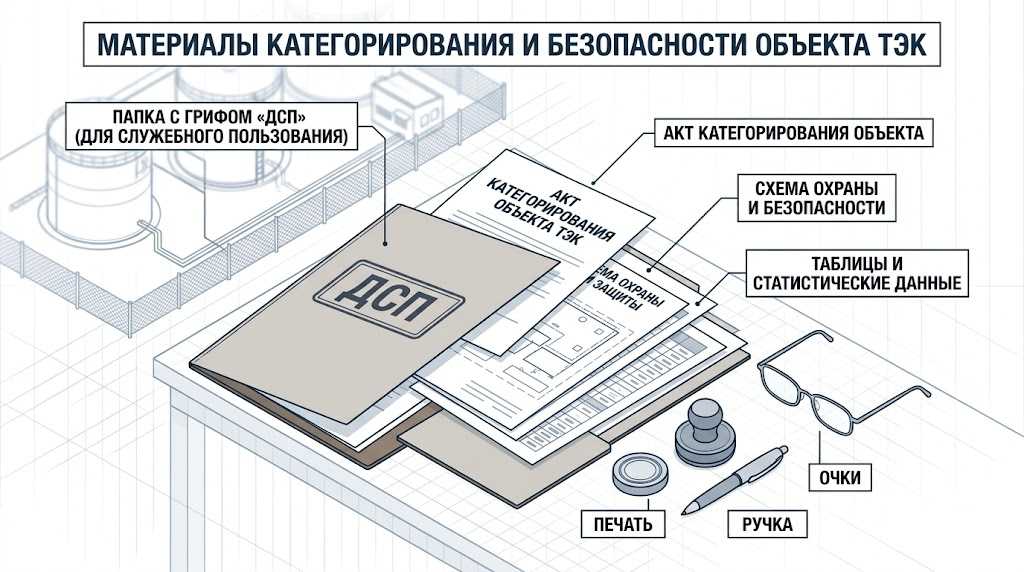 Паспорт безопасности объекта ТЭК - схема