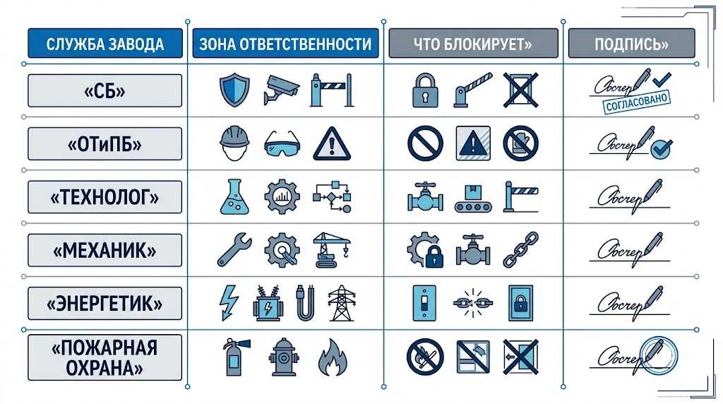 Sign-off Matrix - матрица согласования ТЗ
