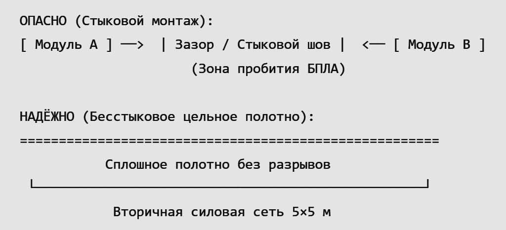 Перекрытие объекта разрозненными картами с зазорами или внахлёст