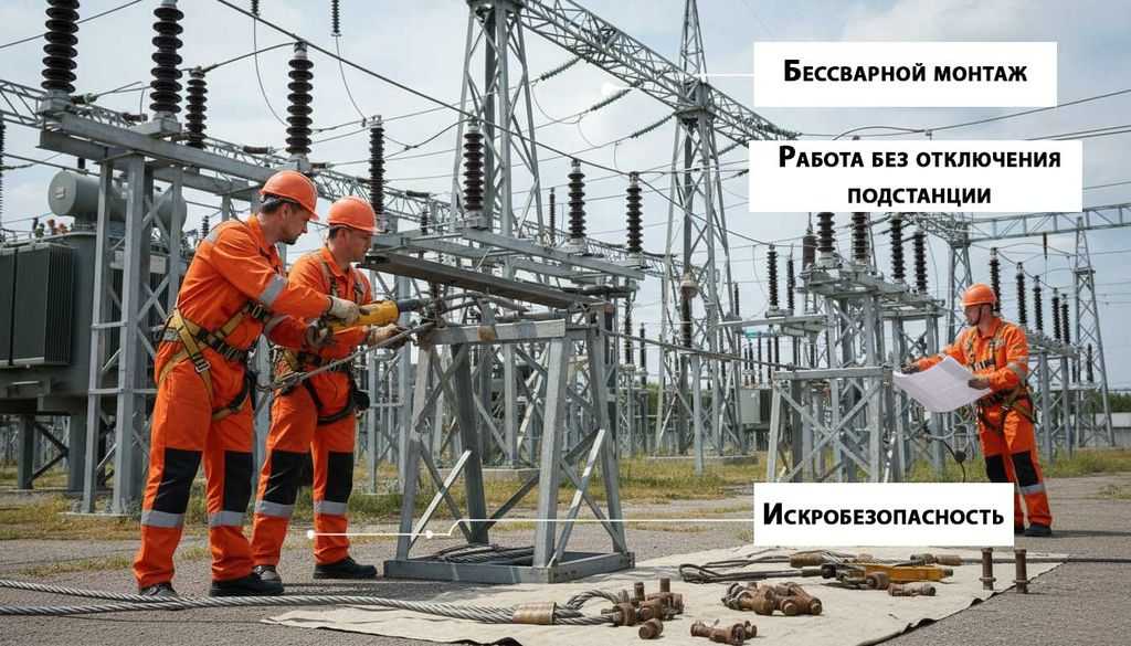 Процесс-бессварного-монтажа-защитной-конструкции-на-действующей-высоковольтной-подстанции